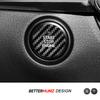 Für Mazda CX-50 Mazda CX-30 Axela 2020- Hergestellt aus Alcantara Kohlefaser Motor Start Stopp Verkleidung Aufkleber Auto Innenraum Zubehör