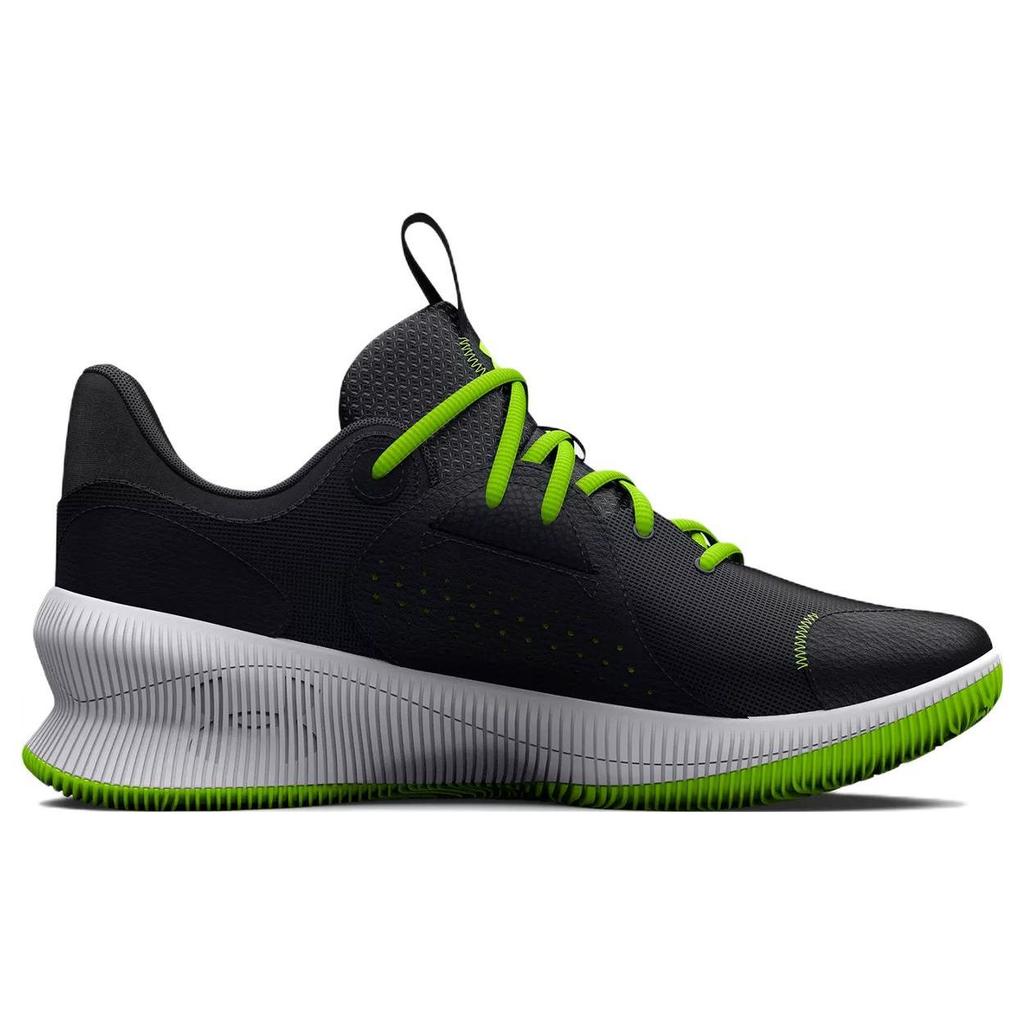 Under Armour Twenty47 Fashion Versatile Non-Slip Wear-Resistant Low-Top Basketball Shoes Men sneaker Black Green 3025619-005