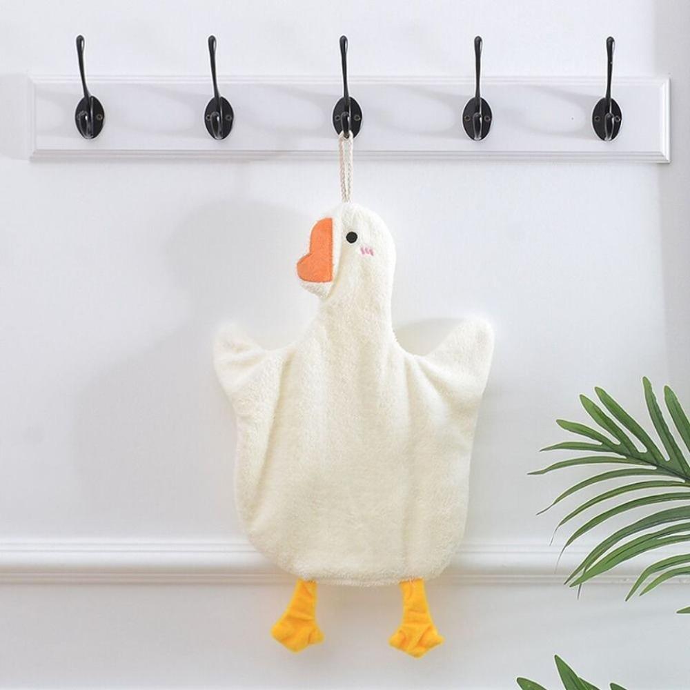 

Children Handkerchief Hanging Type Dishcloths Creative Hand Towel білий