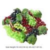 Realistic Artificial Grapes Bunches Decorative Simulation Artificial Faux Fruits Green Grass Fake Grape Bundles