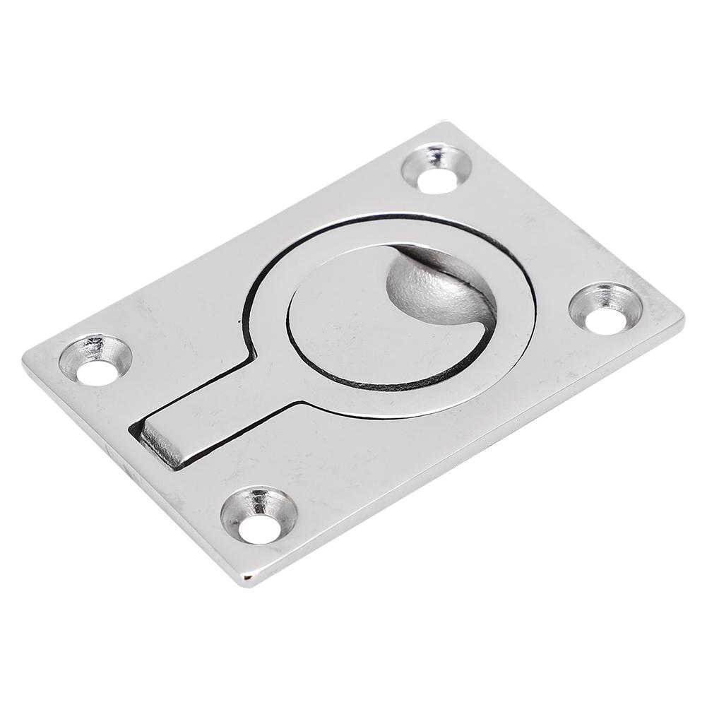 Durable Stainless Steel Marine Boat Deck Lifting Ring Door Knob Handle Pull Ring Buckle(64*44 )