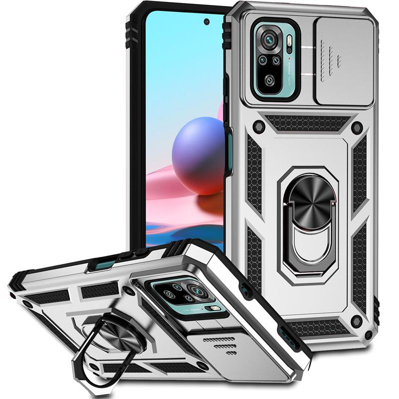 For Xiaomi Redmi Note 10 10s 4G Case Magnetic Holder Ring Armor Funda For Redmi Note 10 Pro Max Note10 10C Lens Protector Cover