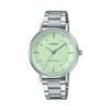 Casio LTP-VT03D-3B Analog Quartz Ladies Watch Mint Green Metallic Metal Band Overseas Model
