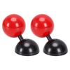 2 Pcs Car Joystick Push Start Button Cover Starter Engine Stop Button Cover Cool Car Accessories Interior Decor Red