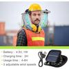Sun Safety Helmet, Full Safety Helmet, Sun Visor With Solar Fan