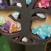 Crystal Stone Display Rack Tree Of Life Shape Crystal Shelf Display Rack Home Office Wall Shelves Crystal Holder For Stones