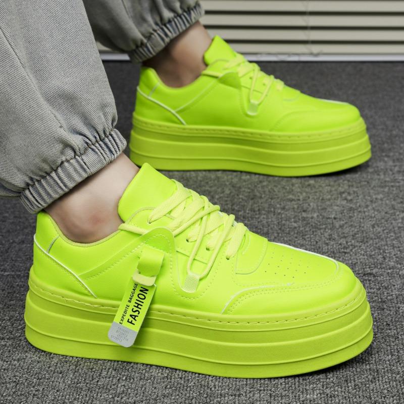 Fashion Mens Shoes 2025 Spring New Platform Fashion Versatile Casual Shoes Breathable Comfortable Casual Sneakers Large Size 39-46