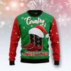 2026 Retro Cowboy Graphic Ugly Christmas Sweater For Men Autumn Vintage Crewneck 3D Printed Sweatshirt Loose Breathable Pullover