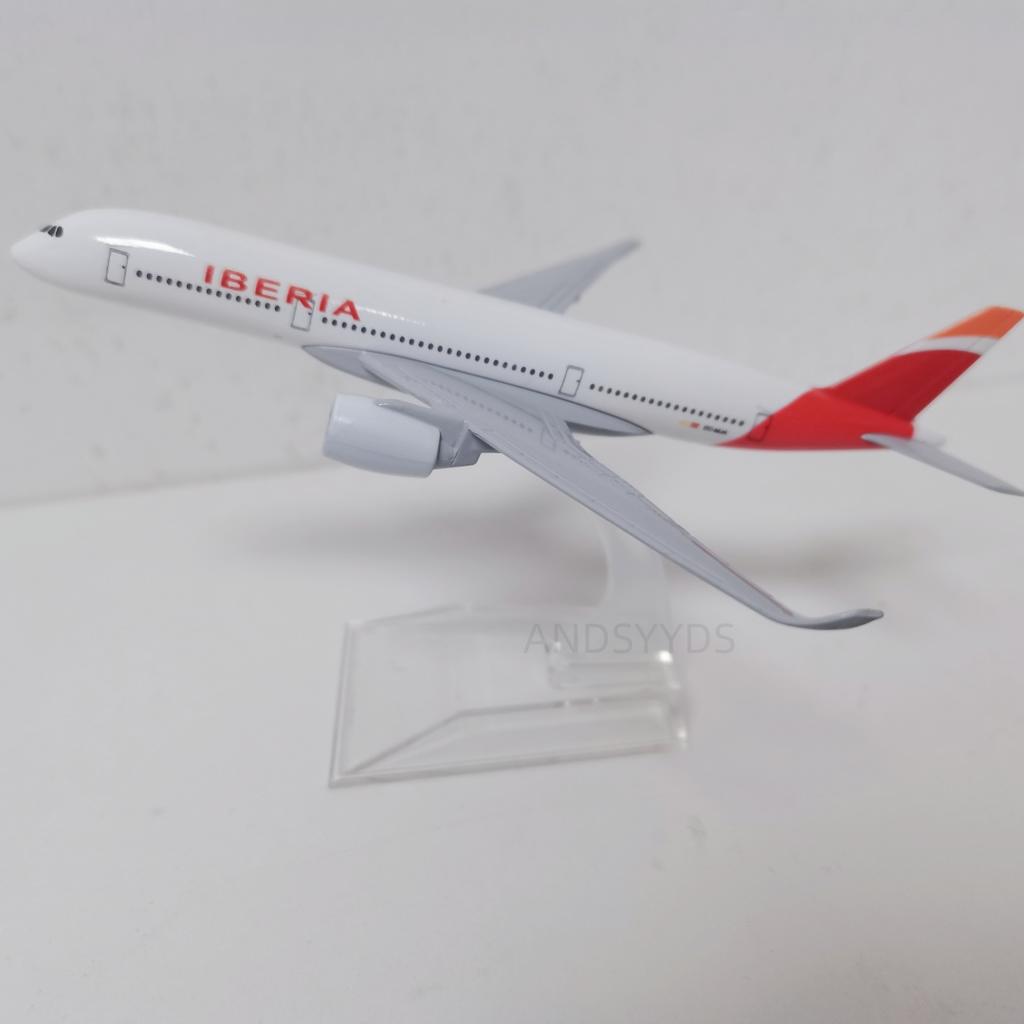 Air Iberia Airways Aircraft 16cm Model 1/400 Scale A350 Aviation Airplane Metal Alloy Plane Model Display Decor
