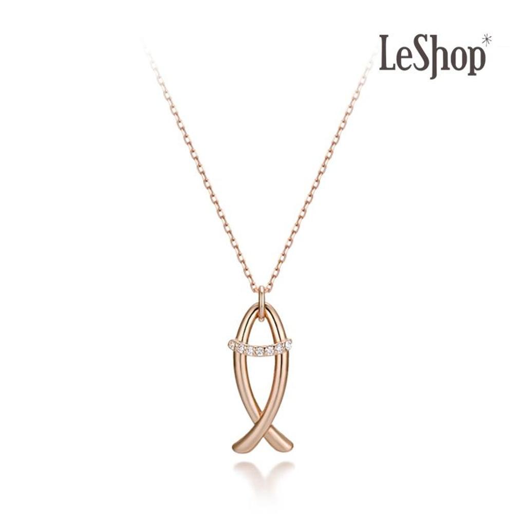 

[LeShop] 14K Намисто Рибка Селла (Позолочені)_LJ5289BRN yellow gold