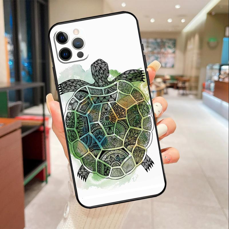 Sea Turtle Phone Case For iPhone 17 Air 16 15 13 11 12 14 Pro Max mini 15 16 Plus 16e Protective Cover