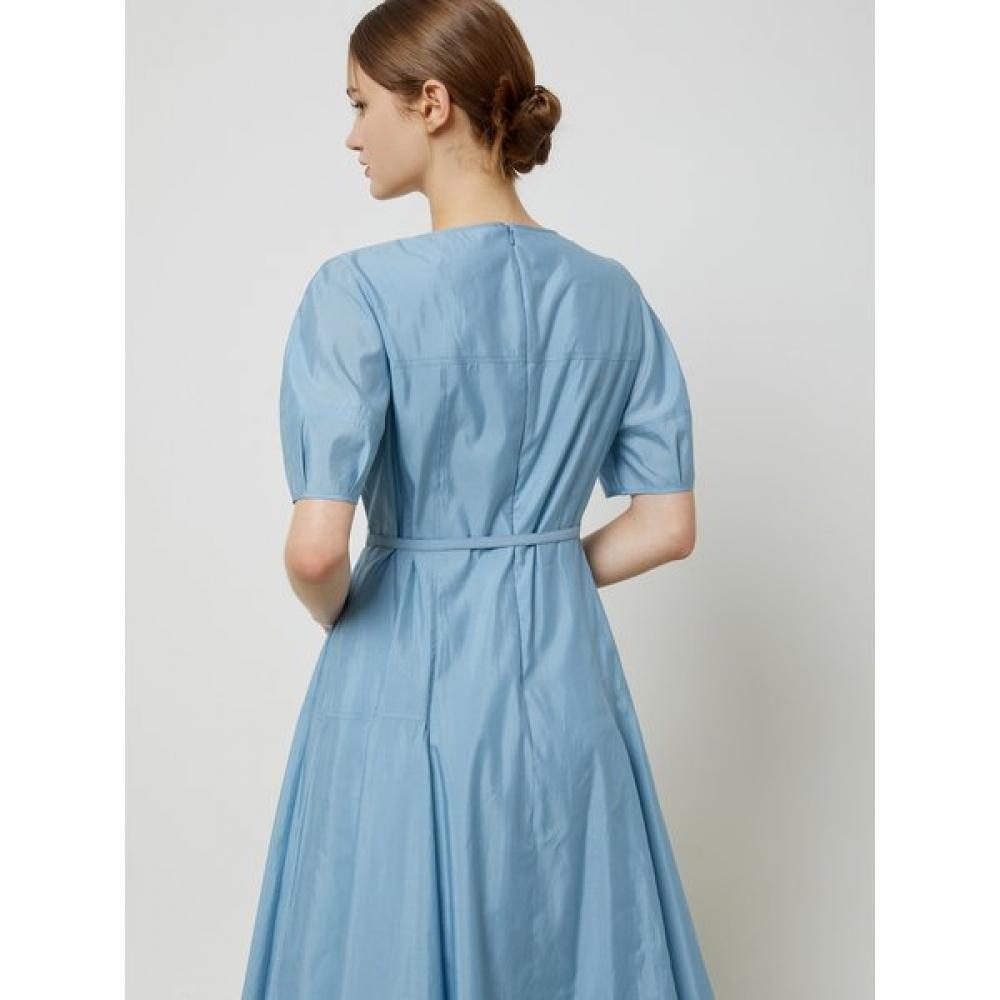 Cc Collect. Volume Sleeve Square Neck Dress C252mse138