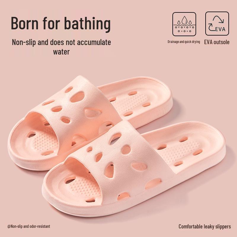 Non-Slip EVA Bathroom Slippers: Odor-Free Indoor Sandals for Men and Women