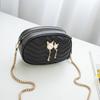Guangzhou Women's Bag Summer New Fashion Diamond Small Round Bag Shoulder Messenger Bag Chain Women's Bag