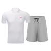 Comfortable Skin-Friendly Breathable Sweat-Absorbing Short Sleeve Versatile Shorts Casual Sports Suit Unisex Suit GKMB214-1