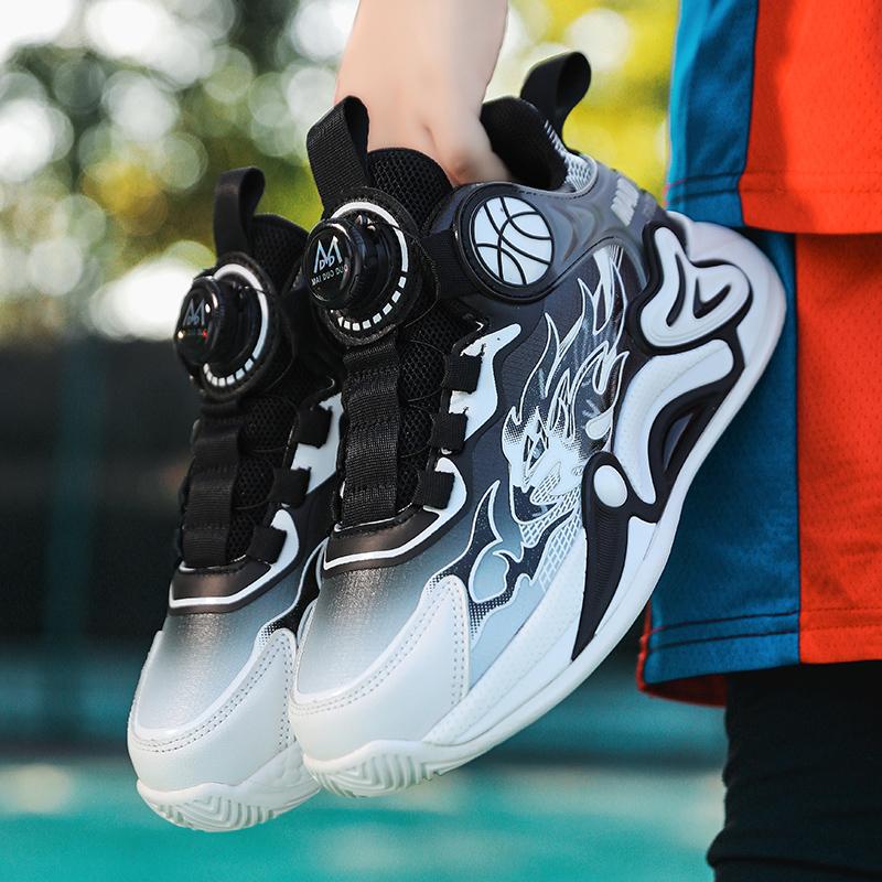 Adidași Copii Patru Sezoane Adidași Casual Baschet Pantofi Sport pentru Băieți Fete Buton Rotativ Confortabili Alergare Încălțăminte Copii