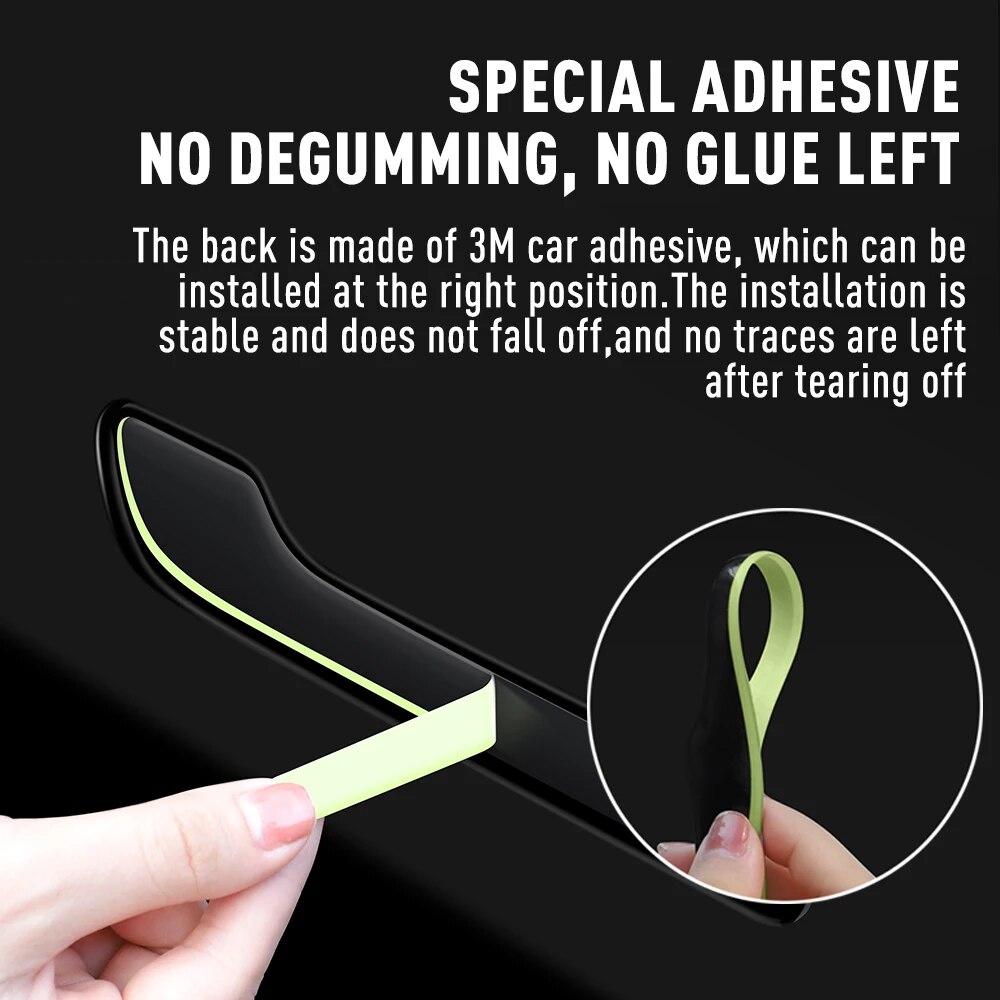 YZ For Tesla Car Sticker Model 3 Model Y Door Handle Cover Protector for Tesla Model3 23 Luminous Handle Kit ModelY Accessories