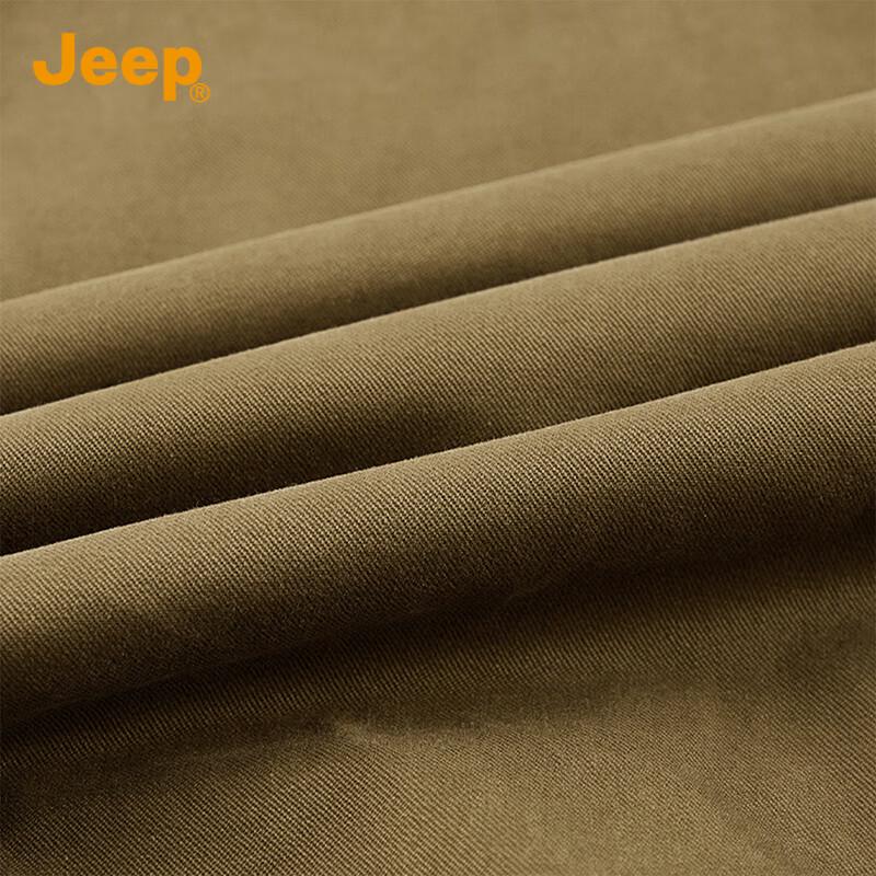 Jeep Men's Detachable Hooded Cotton Casual Jacket