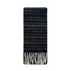 Wool Blended Colorful Striped Scarf for Women Winter Thickened Atmospheric Tassel Scarf