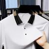 Drive Dnu Solid Color Lapel T-Shirt Medium Polo Shirt High Sense