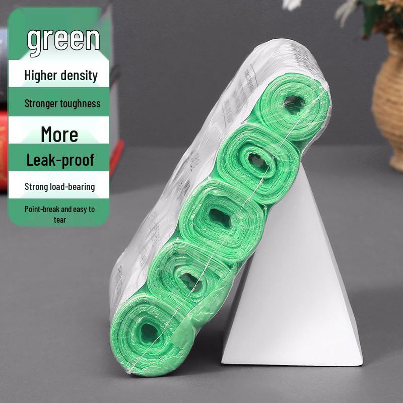 Disposable Tear-off Flat-mouth Trash Bags for Kitchen & Bathroom