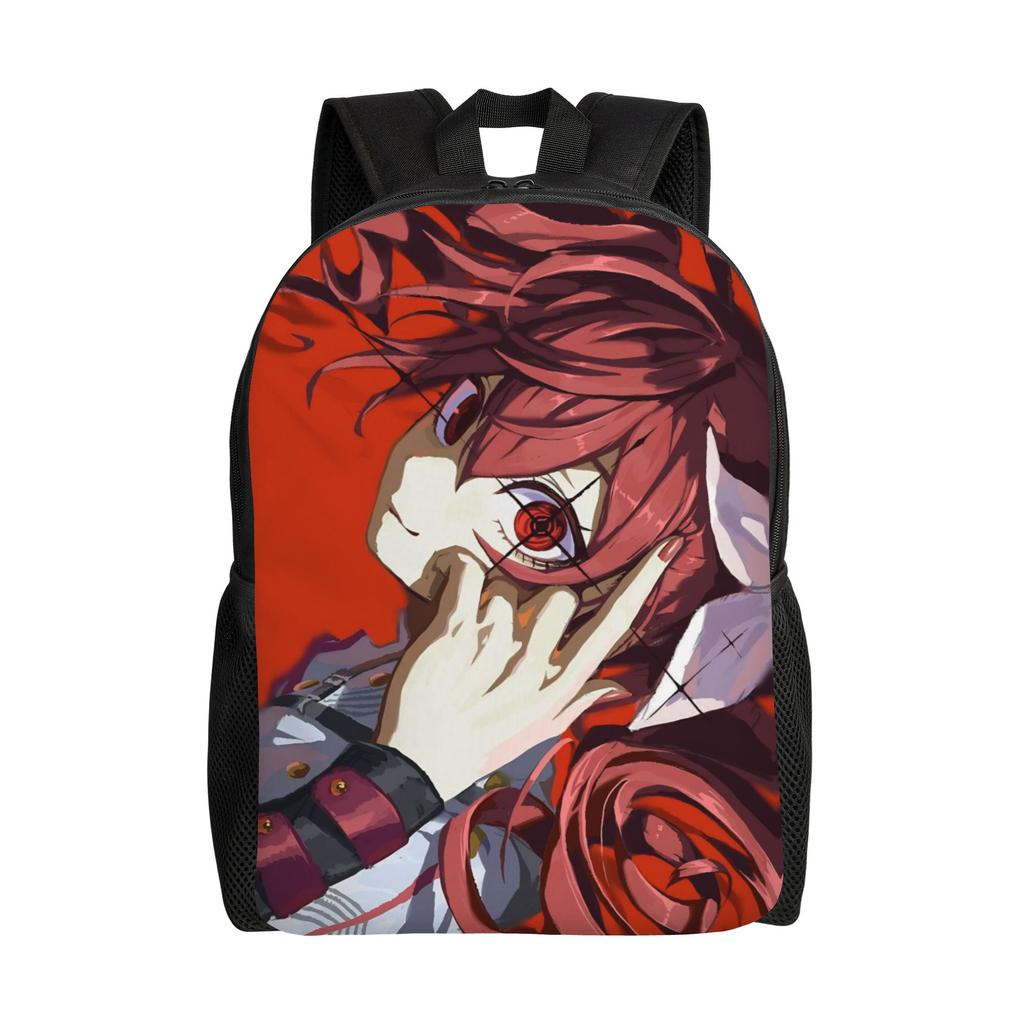 Cartoon Kasane Teto Rucksack für Männer Frauen Teenager High School Arbeits-Tagesrucksack Laptop Computer Leinwandtaschen Sport