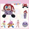 The Amazing Digital Circus Plush Magical Number Circus Rabbit Clown Doll Purple Bubble 15cm