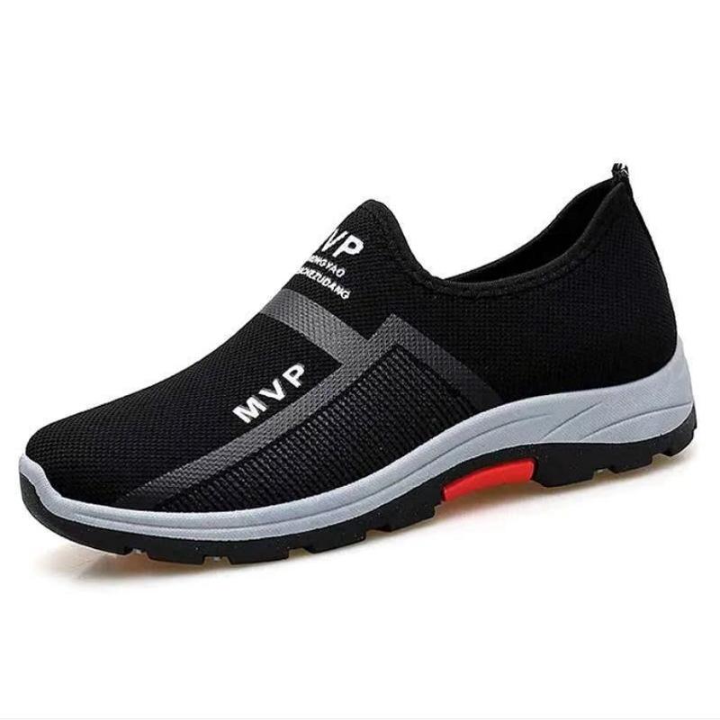 Slip-on Nät Herrskor Lätta Sneakers Herr Mode Casual Promenadskor Andningsbara Slip-on Herr Loafers Hombre