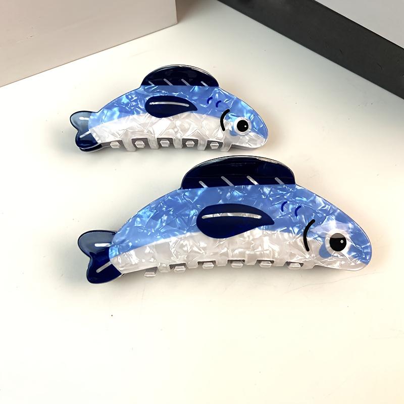 New Ocean Series Sardine Hair Clip, Unique Niche Design, Premium Shark Clip, Cute Hairpin