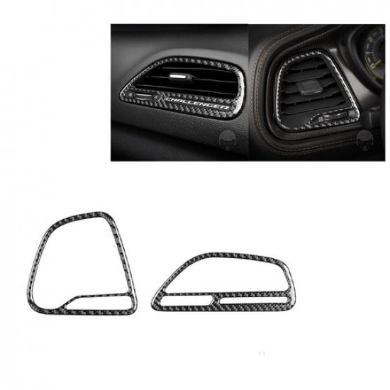 13Pcs Carbon Fiber Full Interior Set Cover Trim For Dodge Challenger 2015-