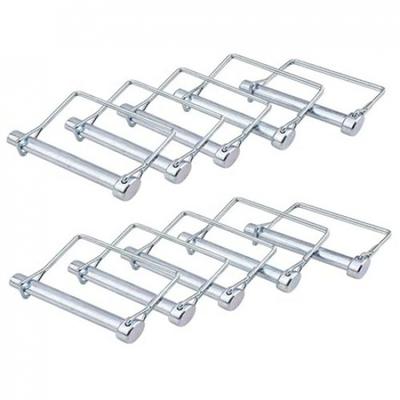 10 Pack Coupler Pin 3/8x3-5/32in Towing Hitch Pin Heavy Duty Wire Lock Pin Secur
