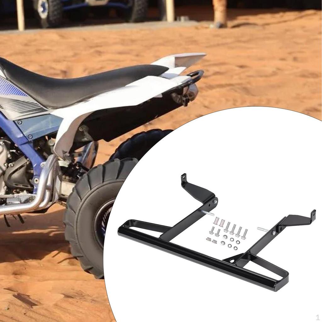 Rear Wide Grab Bar Bumper Black Assembly Kit for Raptor 700 2006-2024