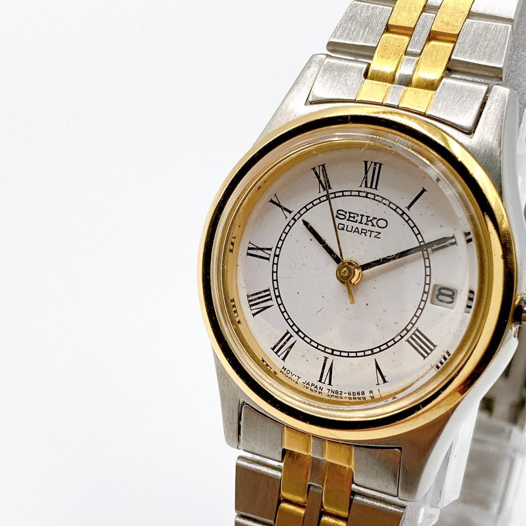 SEIKO ladies watch quartz operation combination Roman 296