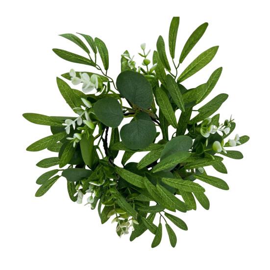 Christmas Cabinet Wreath Pine Needles Berries Pine Cones Decor Kitchen Shelves Indoor Outdoor Garland