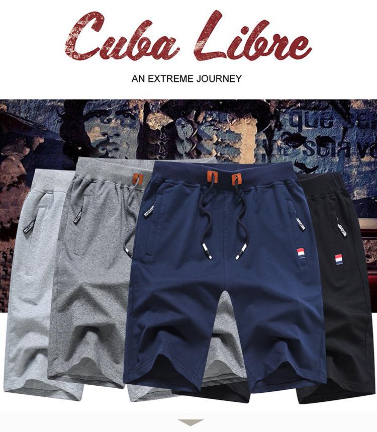 Men's Casual Summer Cotton Shorts: Lightweight Home, Sleep & Sports Wear