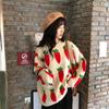 Nette Karotte Stickerei Weibliche Pullover Herbst Faul Wind Lose Pullover Harajuku Karotte Langarm Dicke Frauen Pullover Top