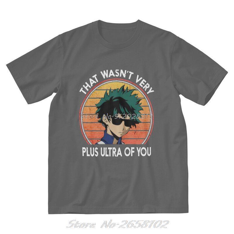 Boku No Hero Academia Tshirts Unisex Casual Tees Top 100 Cotton T Shirt Short Sleeve Mha Anime Unisexga Izuku Midoriya Deku Tshirts