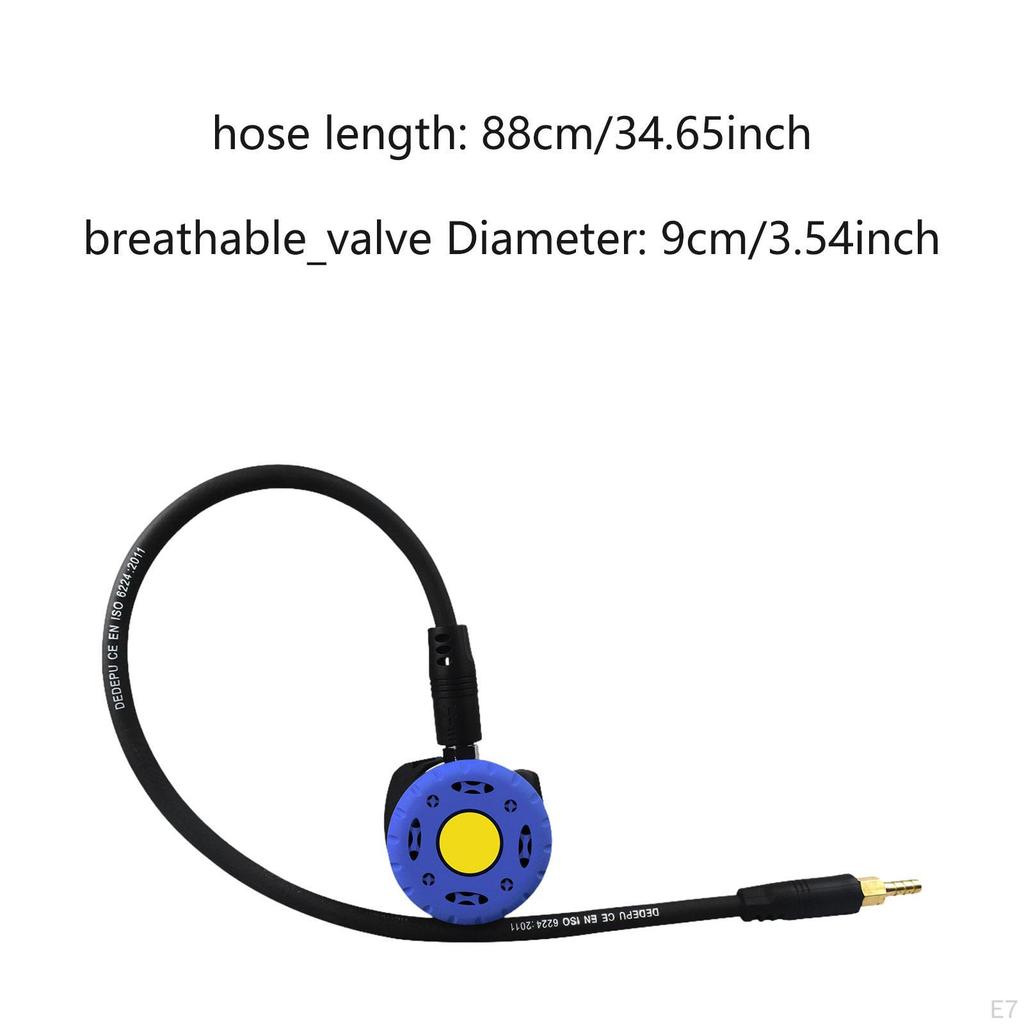 2nd Stage Scuba Regulator with Silicone Mouthpiece, Replacement Accessory