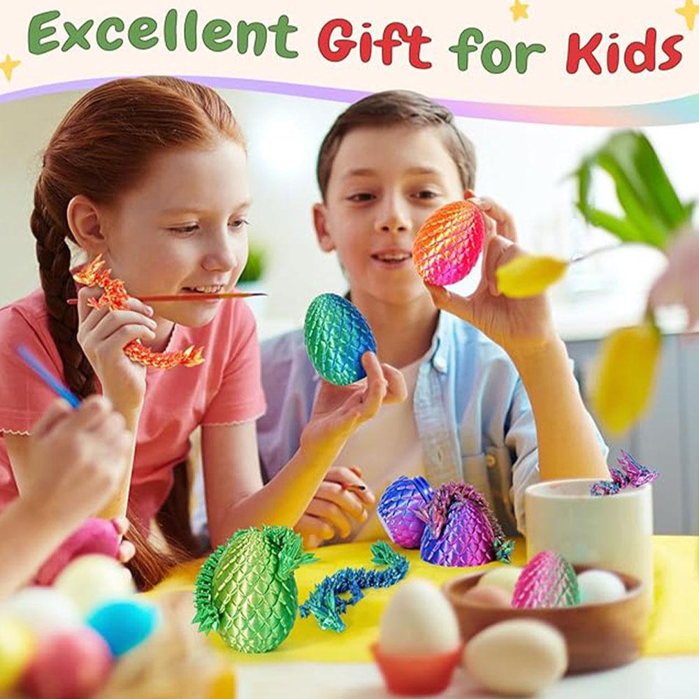 3D Printed Dragon Egg Ornament - Trendy Children's Toy Set
