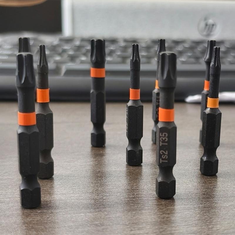 10 Piece Magnetic Allen Wrenches Kit T8 Steel Tool With Corrosion Proof Coating For Mechanical Equipment Maintenance