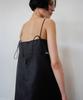 Leuba Layered Sheer Slip Dress - Black