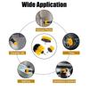 Nylon Detailing Drill Brush with Extender Rod Car Wash Brush Electric Drill Brush Kit  Tile