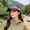 Original Summer Open-Top Hat Outdoor Quick-Dry Running Hat Colorful Printed Marathon Sun Hat