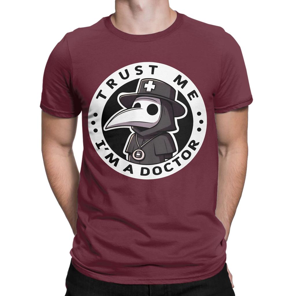 Funny Plague Doctor Trust Me A Doctor Classic Graphic 100 Cotton Tshirt Depeche Band Mode Tops Tees For Unisex