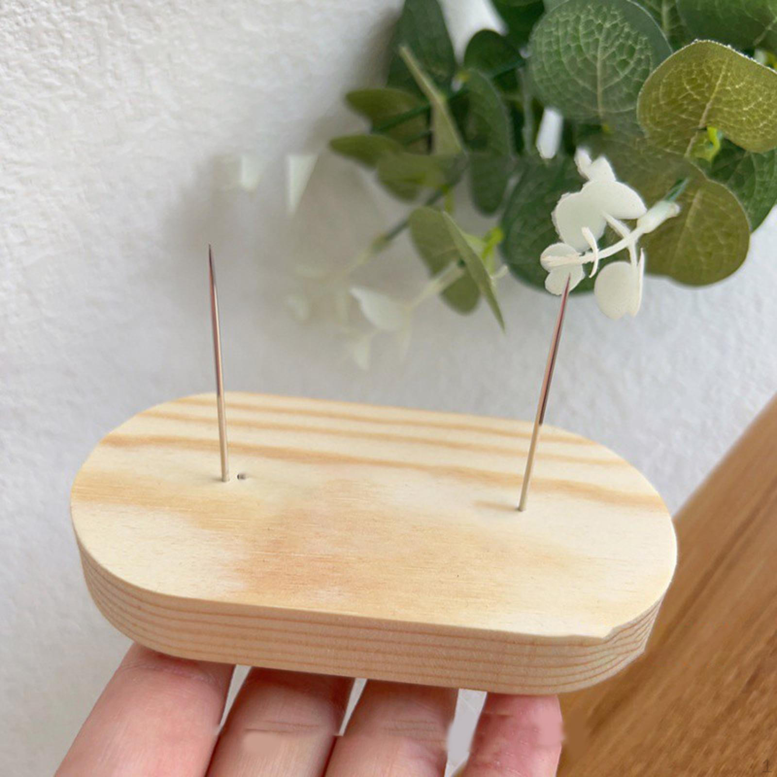 

Подставка для вязаной крючком куклы, креативный декор, переносные металлические штифты, прочная практичная подставка для самостоятельного изготовления, деревянная основа single pin