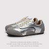 Dexun Shoes Women'S Casual Lace-Up Inner Height-Increasing Splicing Matte Spring New Flat-Bottomed Comfortable Single Shoes 26