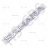 1Pc 3D ABS SAHARA Letter Car Logo Rear Trunk Emblem Badge Auto Body Fender Stickers Tailgate Decorative Stickers Accessories