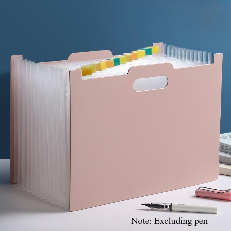 

Modern White A4 Letter Size Foldable File Organizer , Tabs for Easy Organization Ideal Desktop Document Holder, Desktop Storage