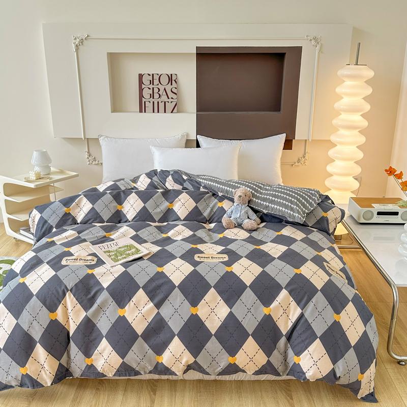 Cotton Printed Duvet Cover, Multi-color Duvet Cover, Soft Oversized Duvet Cover, Double Comfortable Single Duvet Cover