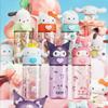 Cute 500Ml Kawaii Dolls Transparent Cup Cartoon Kuromi Cinnamoroll Melody Plastic Water Bottle Gifts For Kids Adults Children's Birthday Gift Holiday